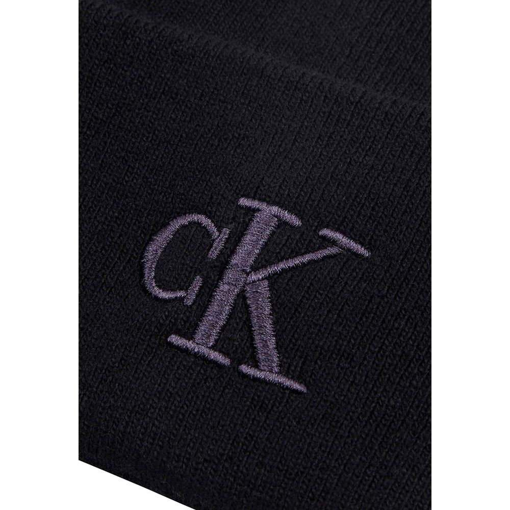 Black Wool Cap (Baseball Hat)