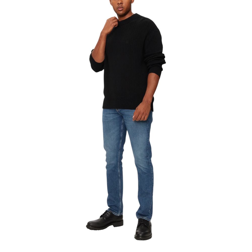 Blue Cotton Skinny Jeans