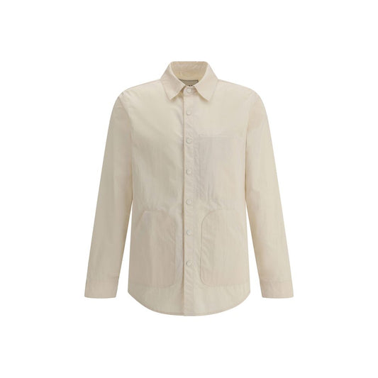 Beige Polyester Jackets And Coat