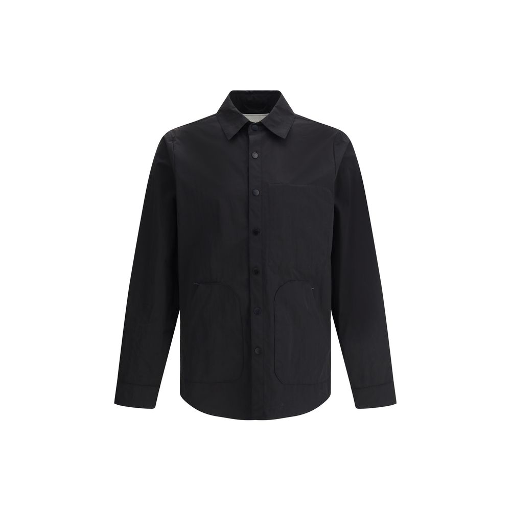 Black Polyester Coat