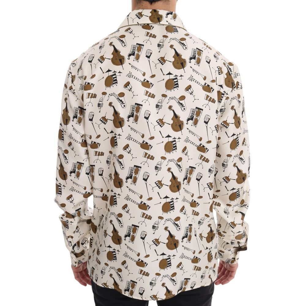 Multicolor Silk Pattern Shirt