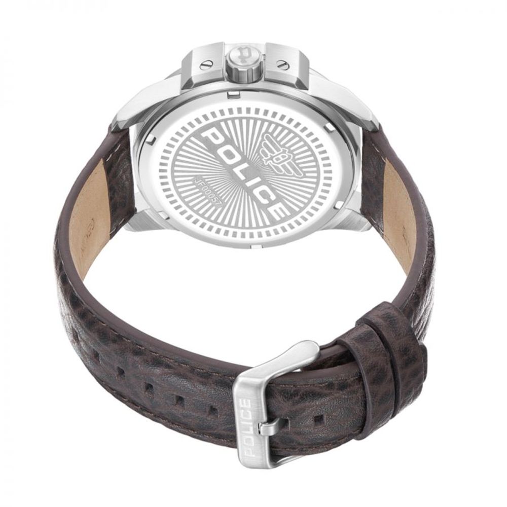 Brown Leather Dress Watch