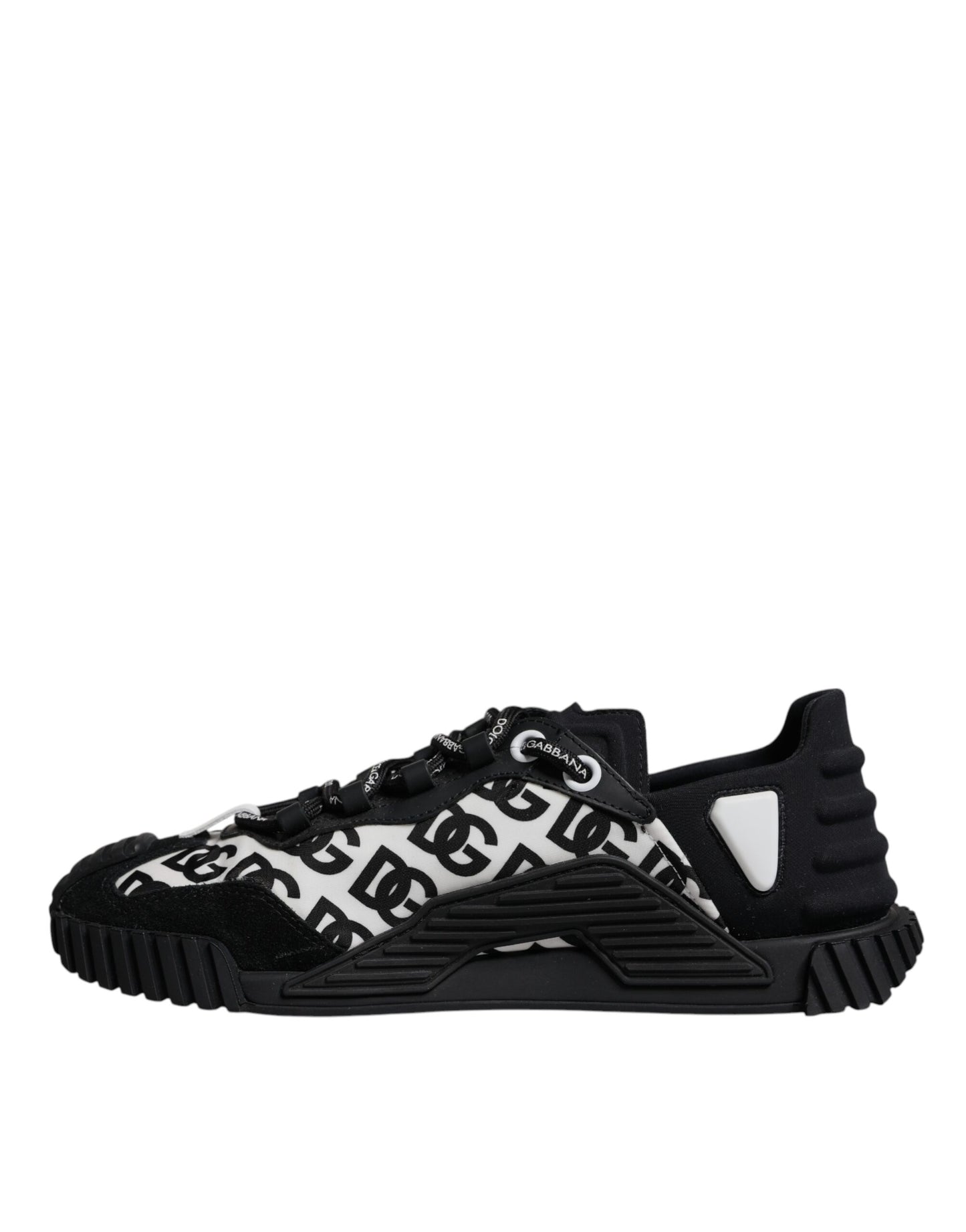 Black Logo Lace Up Low Top NS1 Sneakers Shoes