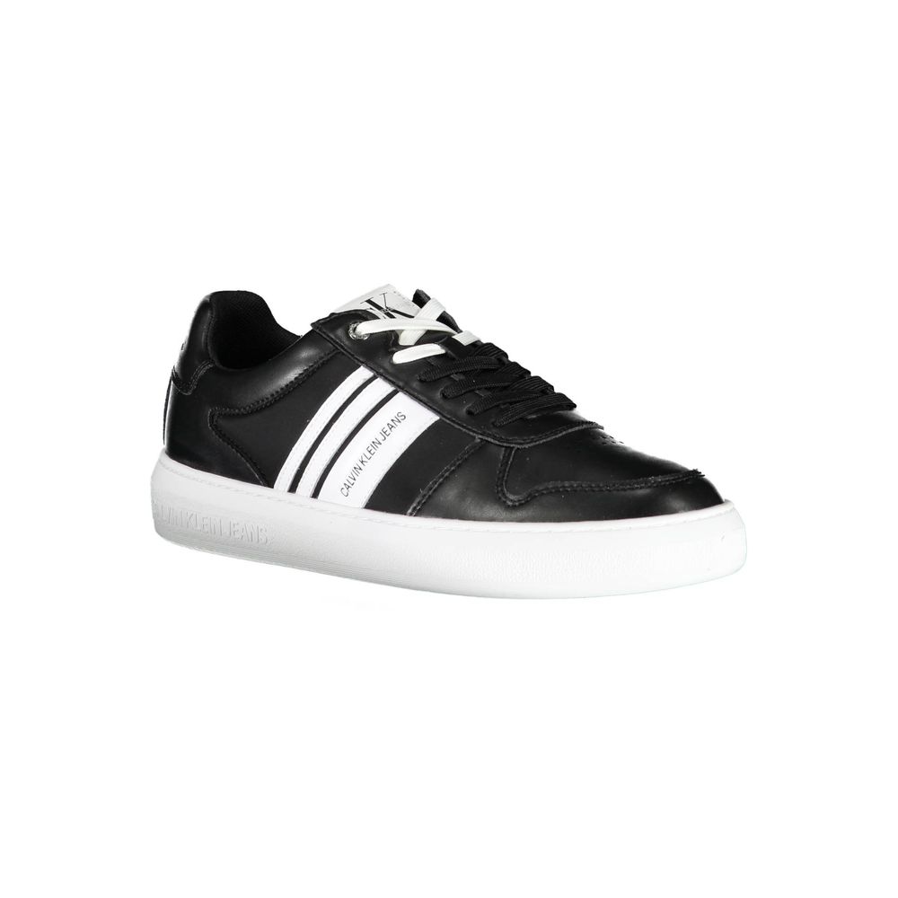 Nero Polyester Men Sneaker