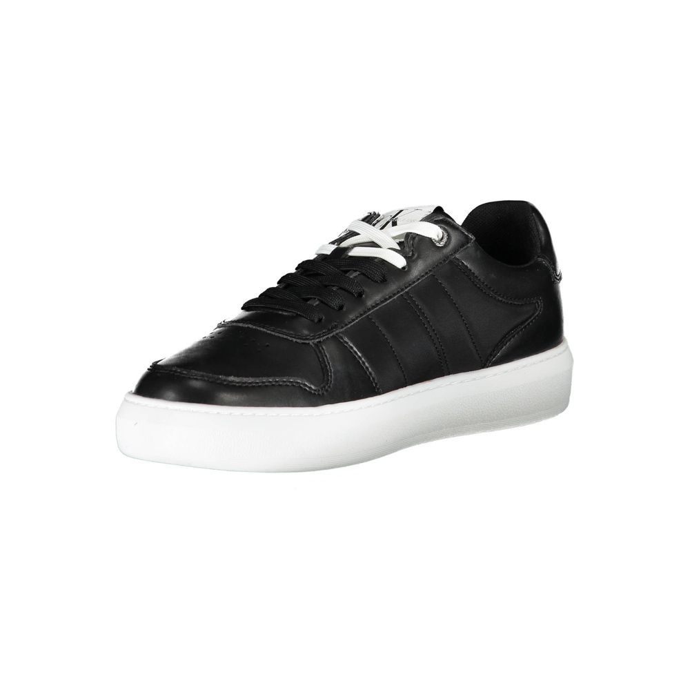 Nero Polyester Men Sneaker