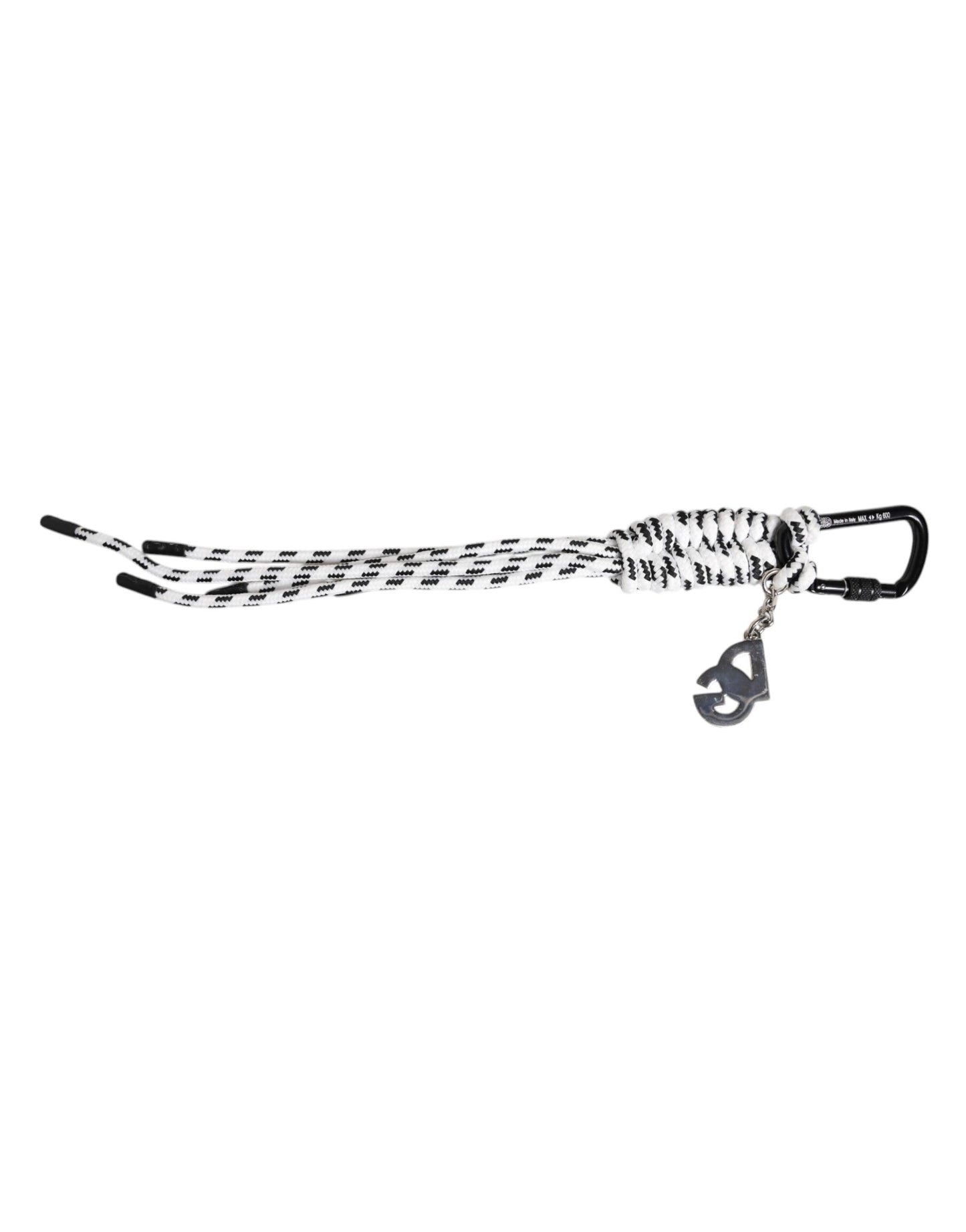 Multicolor Tape String DG Logo Keychain Polyester Keyring