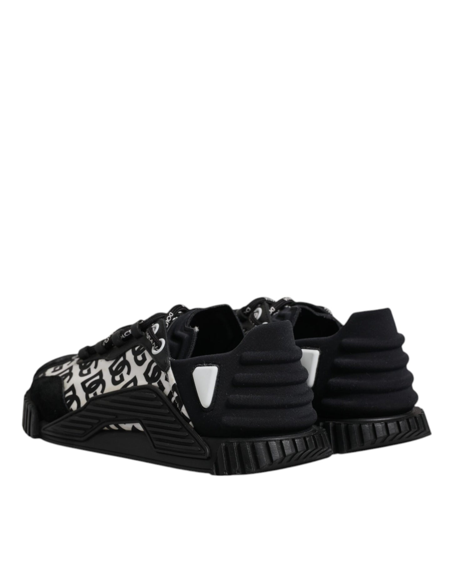 Black Logo Lace Up Low Top NS1 Sneakers Shoes