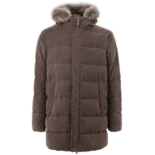 Brown Cotton Bomber