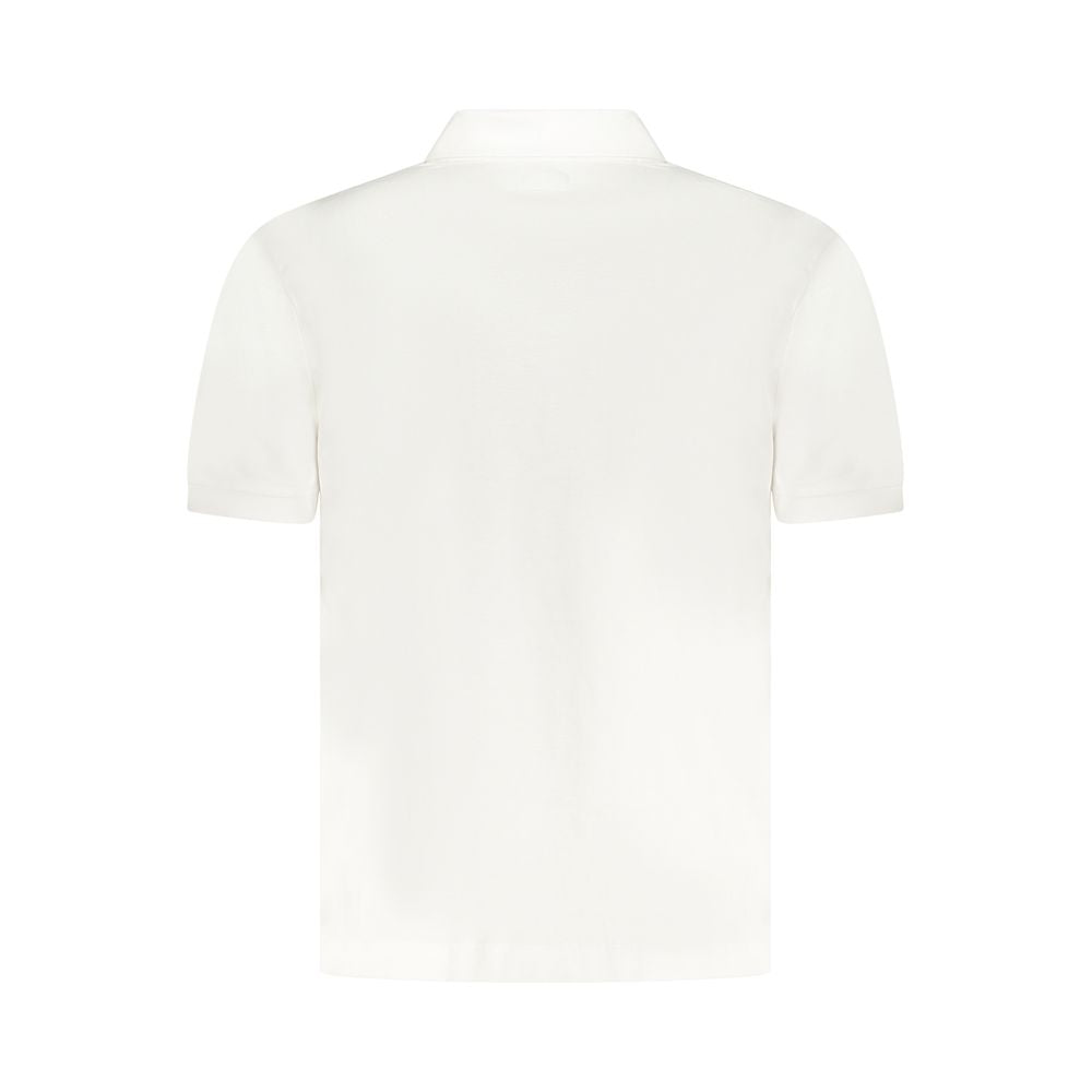White Cotton Men's Polo Shirt
