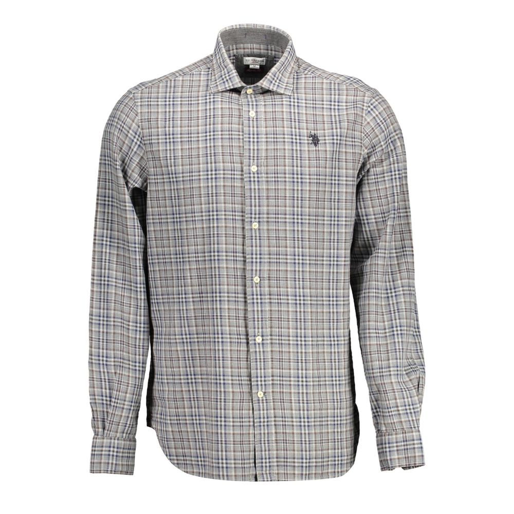 Blue Cotton Men's T-Shirt