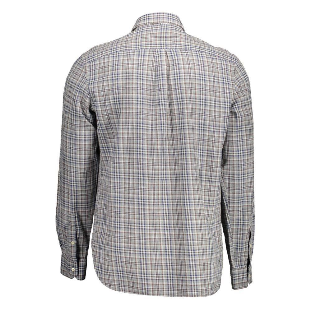 Blue Cotton Men's T-Shirt