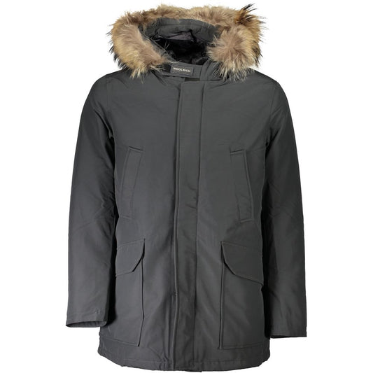 Gray Cotton Men's Jacket