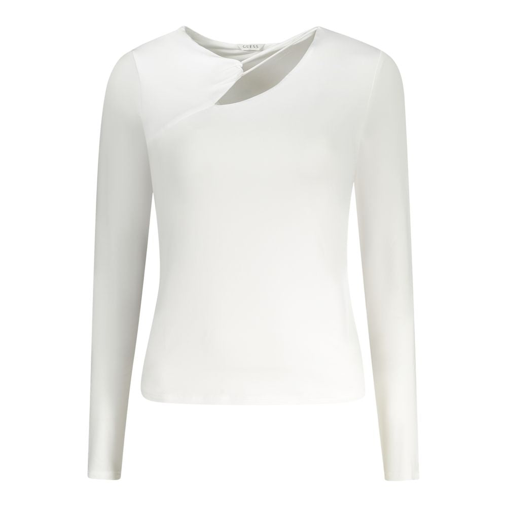 Bianco Poliestere Women T-Shirt