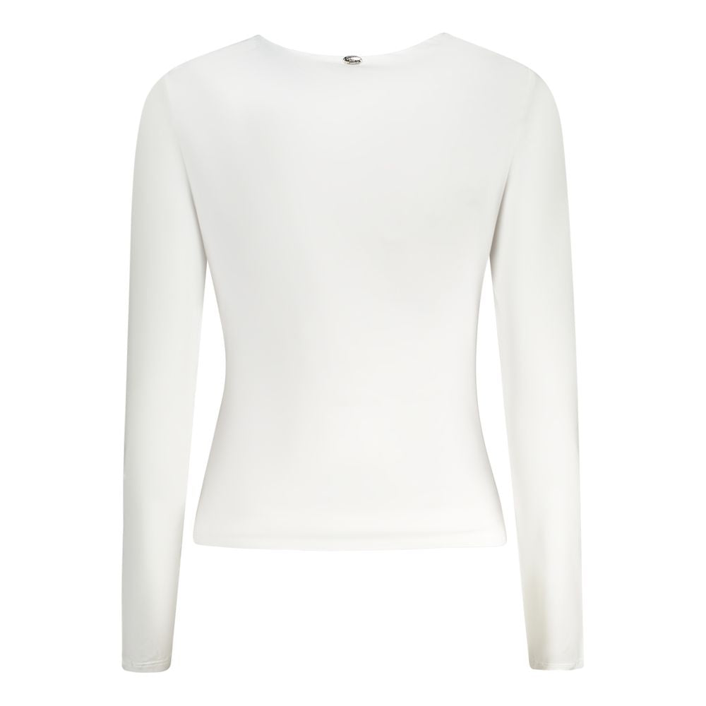 Bianco Poliestere Women T-Shirt