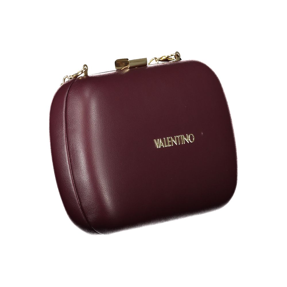 Rosso Polyurethane Women Handbag