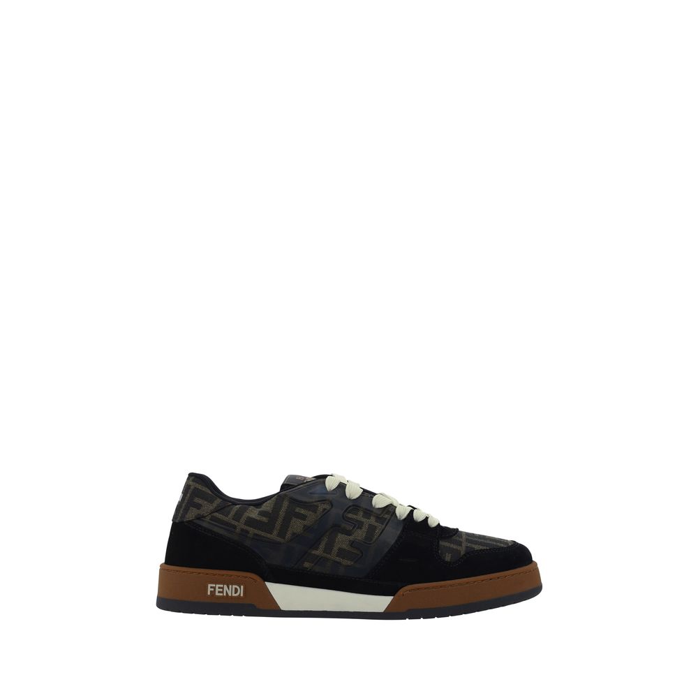 Multicolor Fabric Low Top Sneakers