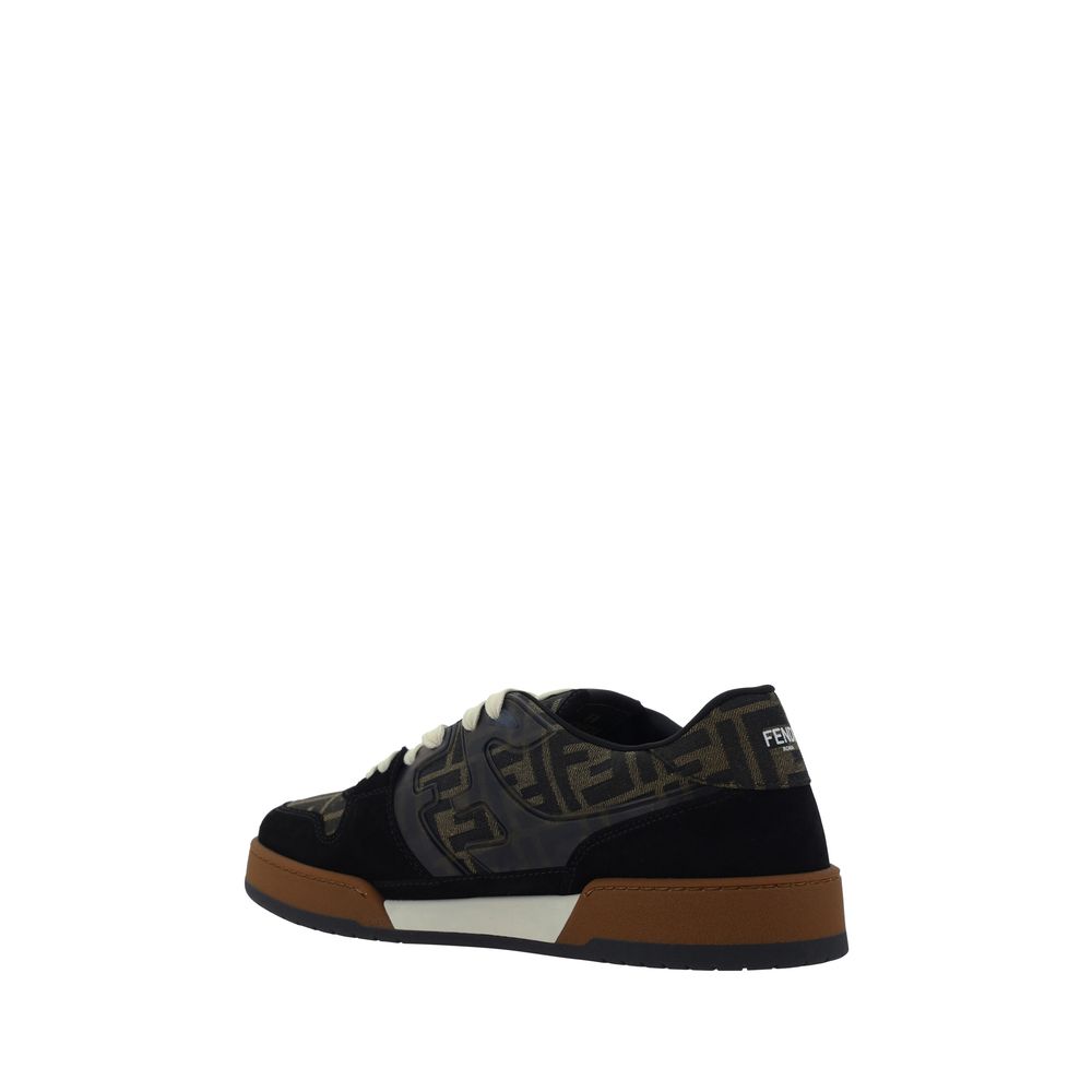 Multicolor Fabric Low Top Sneakers