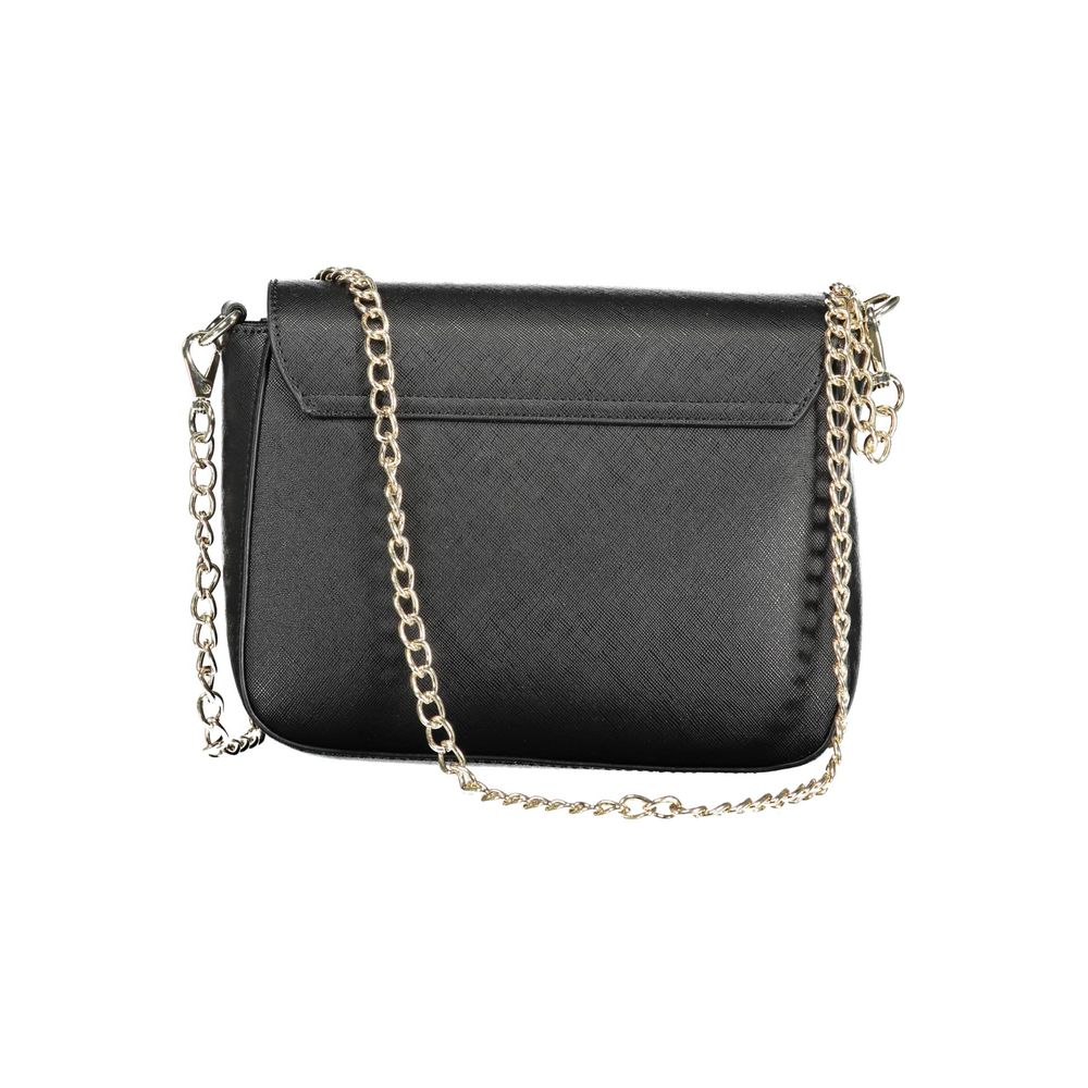 Nero Polyurethane Women Handbag