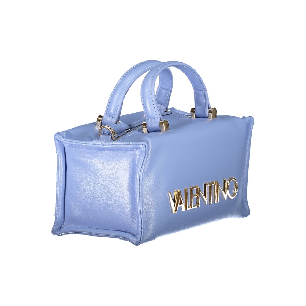 Azzurro Polyurethane Women Handbag