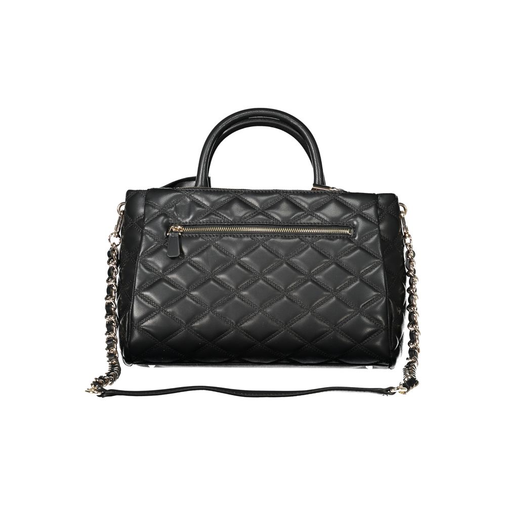 Nero Polyurethane Women Handbag