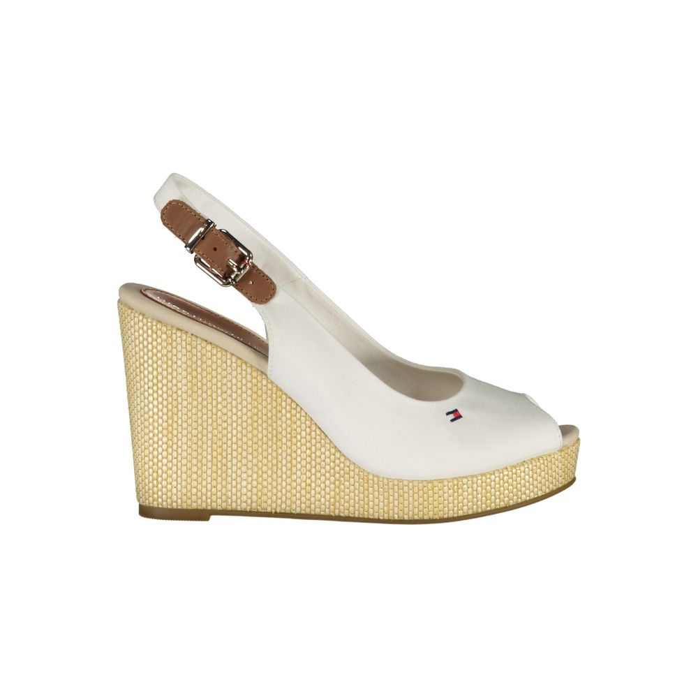 Bianco Polyester Women Sandal