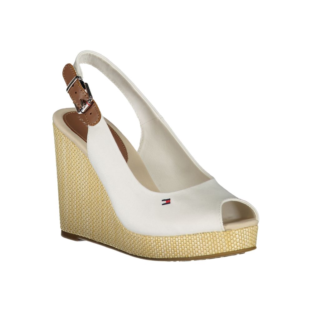 Bianco Polyester Women Sandal