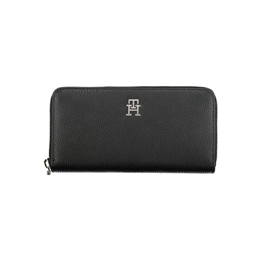 Nero Poliuretano Women Wallet