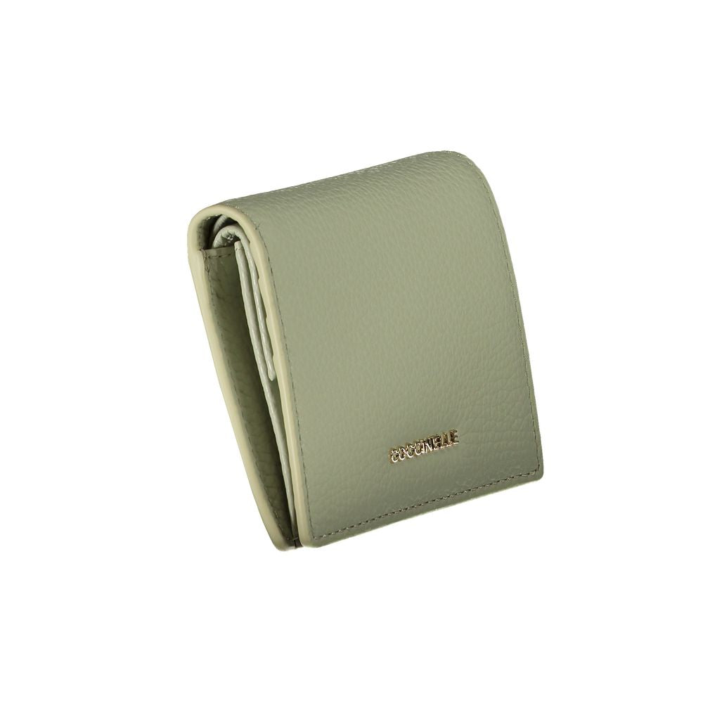Beige Leather Women Handbag