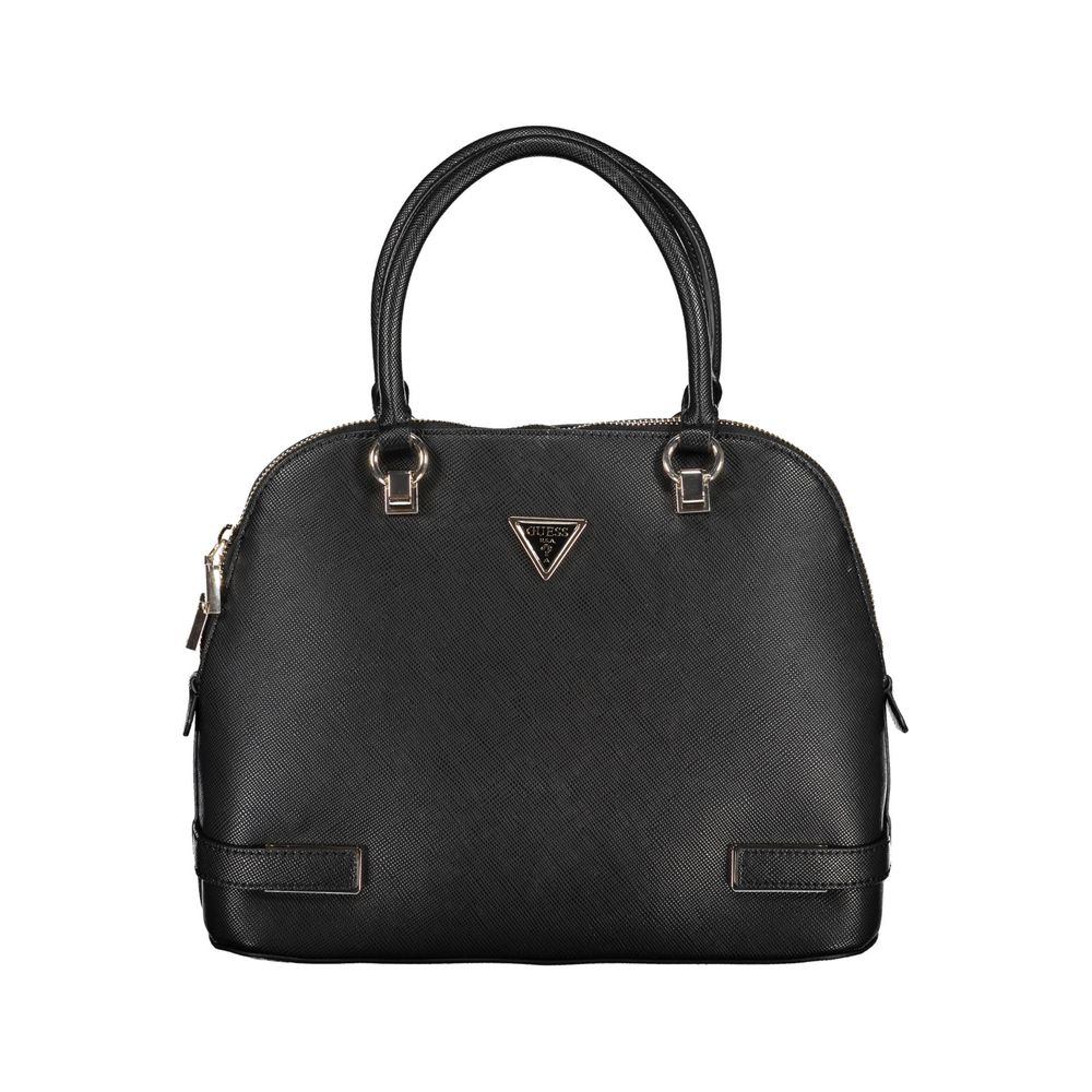 Nero Polyurethane Women Handbag