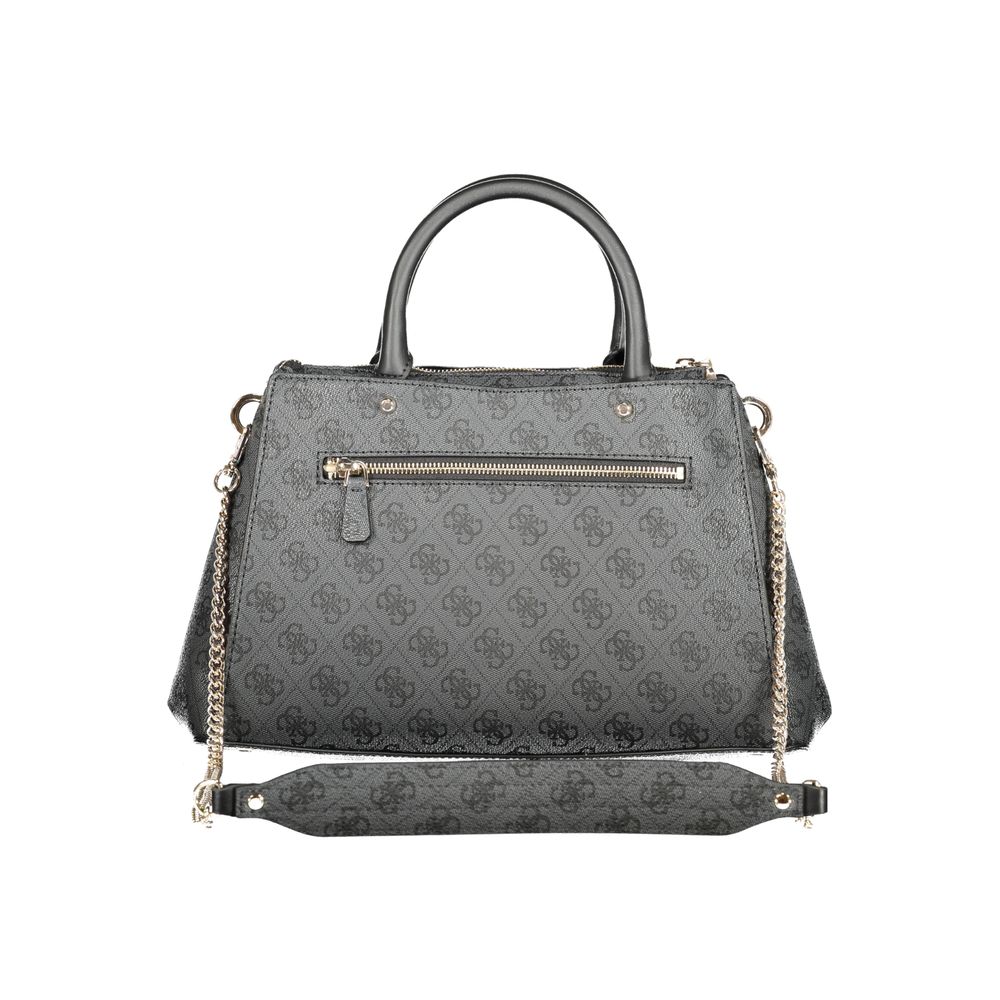Brown Polyethylene Women Handbag