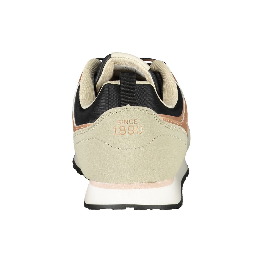 Black Polyurethane Women Sneaker