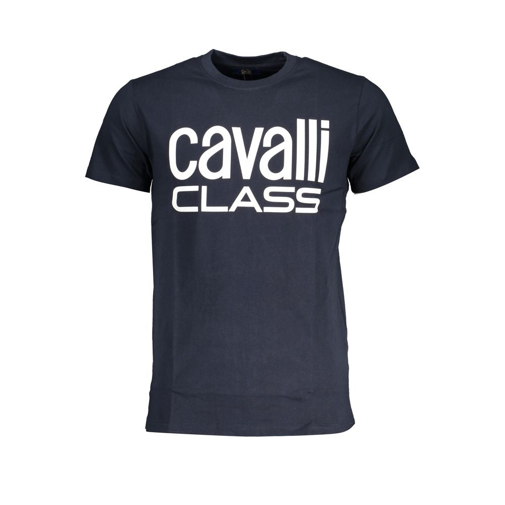 Blu Cotton Men T-Shirt
