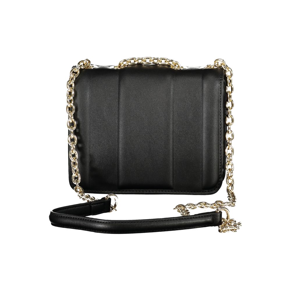 Nero Polyurethane Women Shoulder Bag