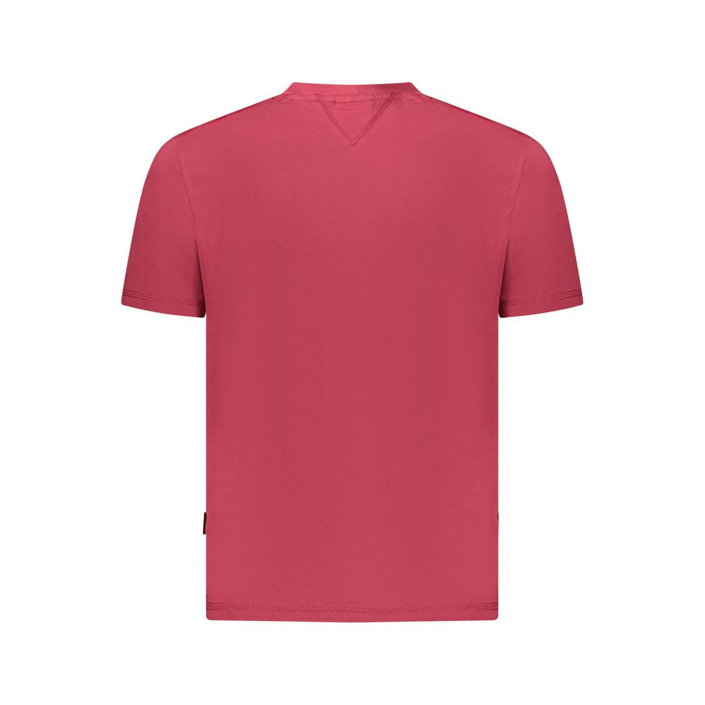 Red Organic Cotton Men T-Shirt