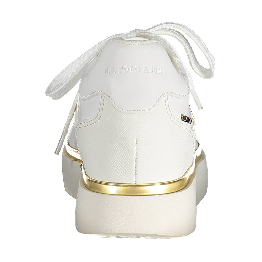 Bianco Poliestere Women Sneaker