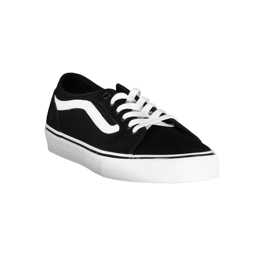 Black Leather Men Sneaker