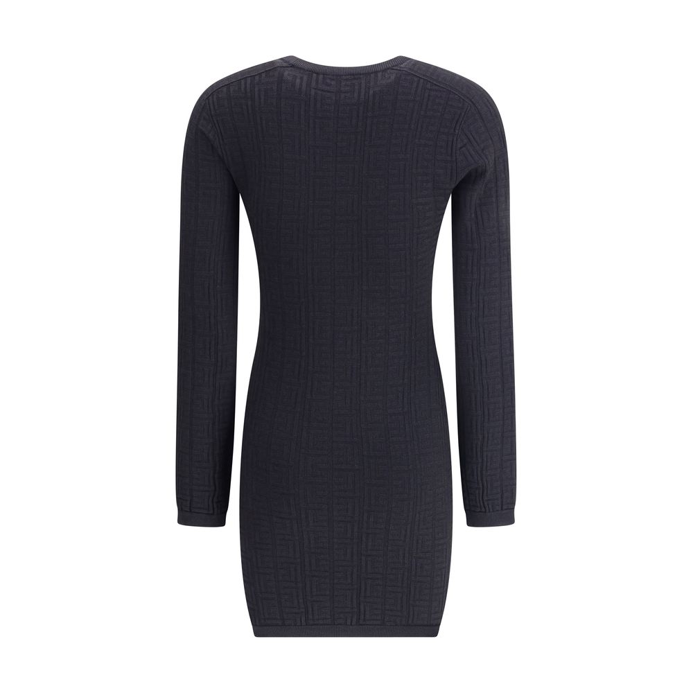 Black Viscose Casual Dress