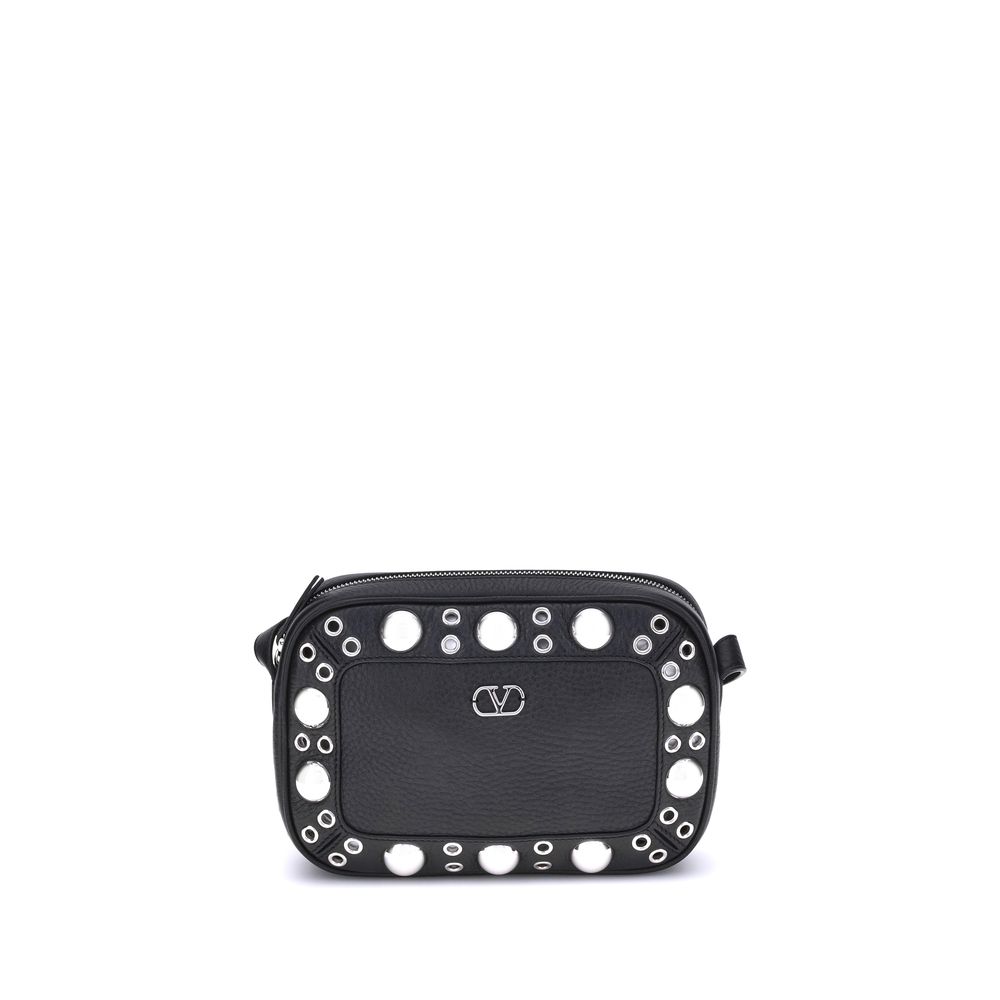 Black Calf Leather Bos Taurus Shoulder Bag