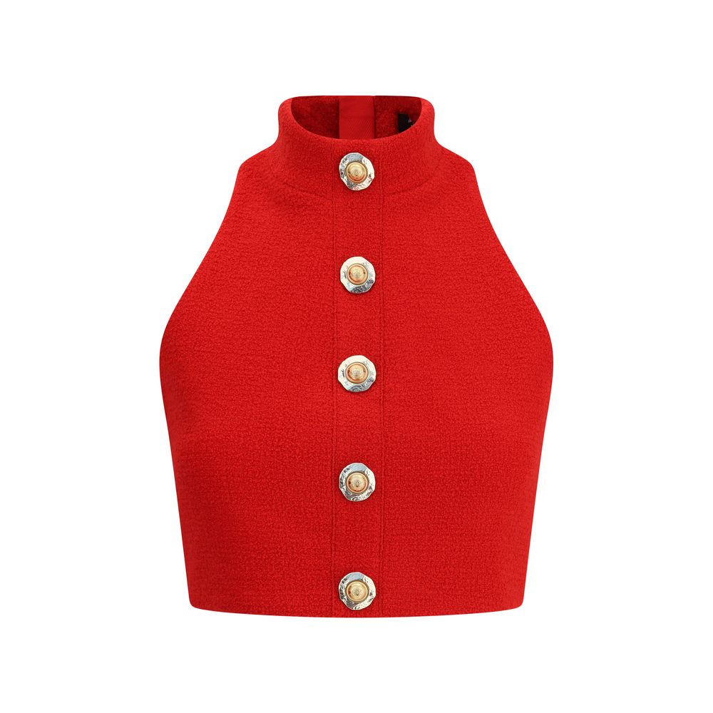 Multicolor Fleece Wool Top