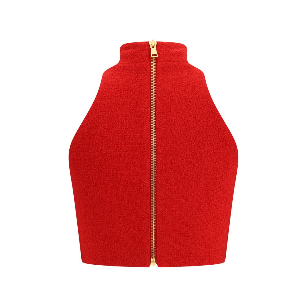 Multicolor Fleece Wool Top