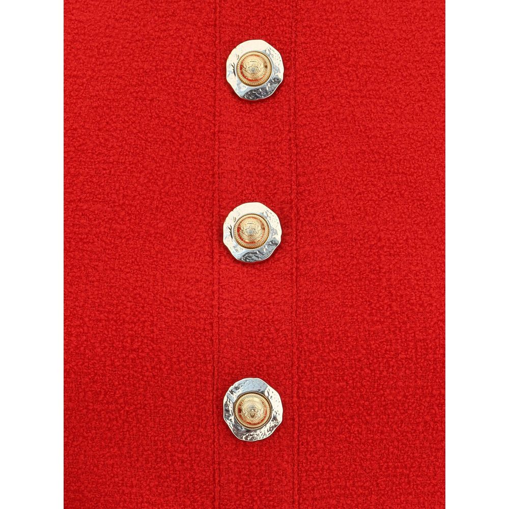 Multicolor Fleece Wool Top