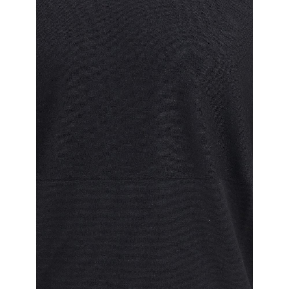 Black Fleece Wool Sweatshirt