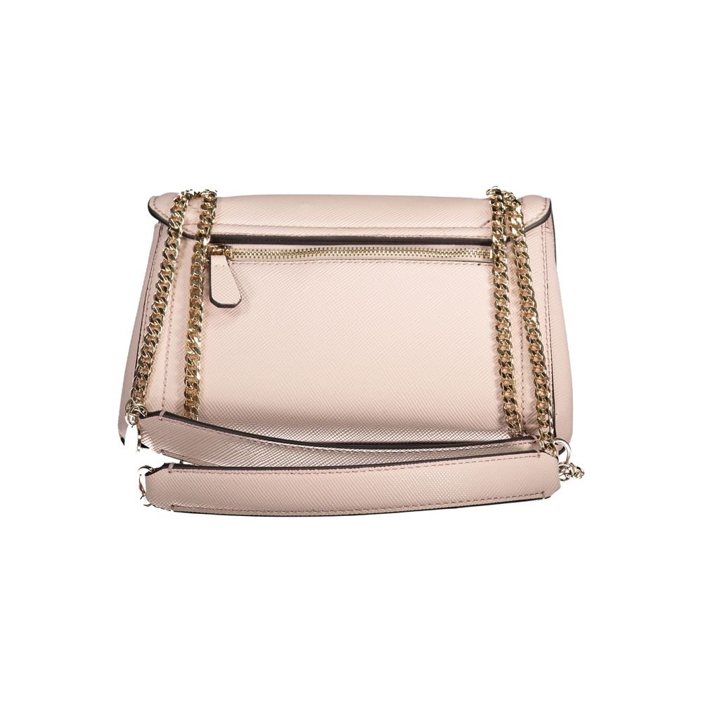 Rosa Poliuretano Women Handbag