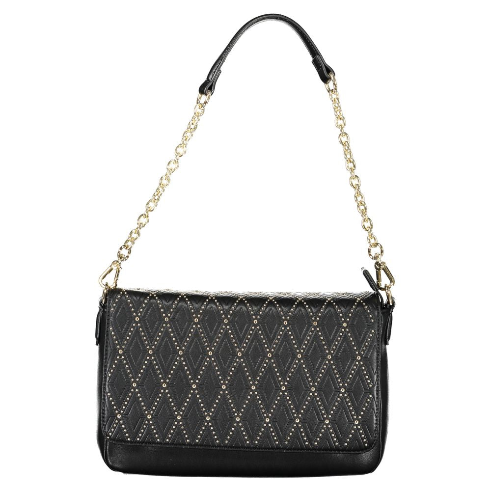Nero Polyurethane Women Handbag