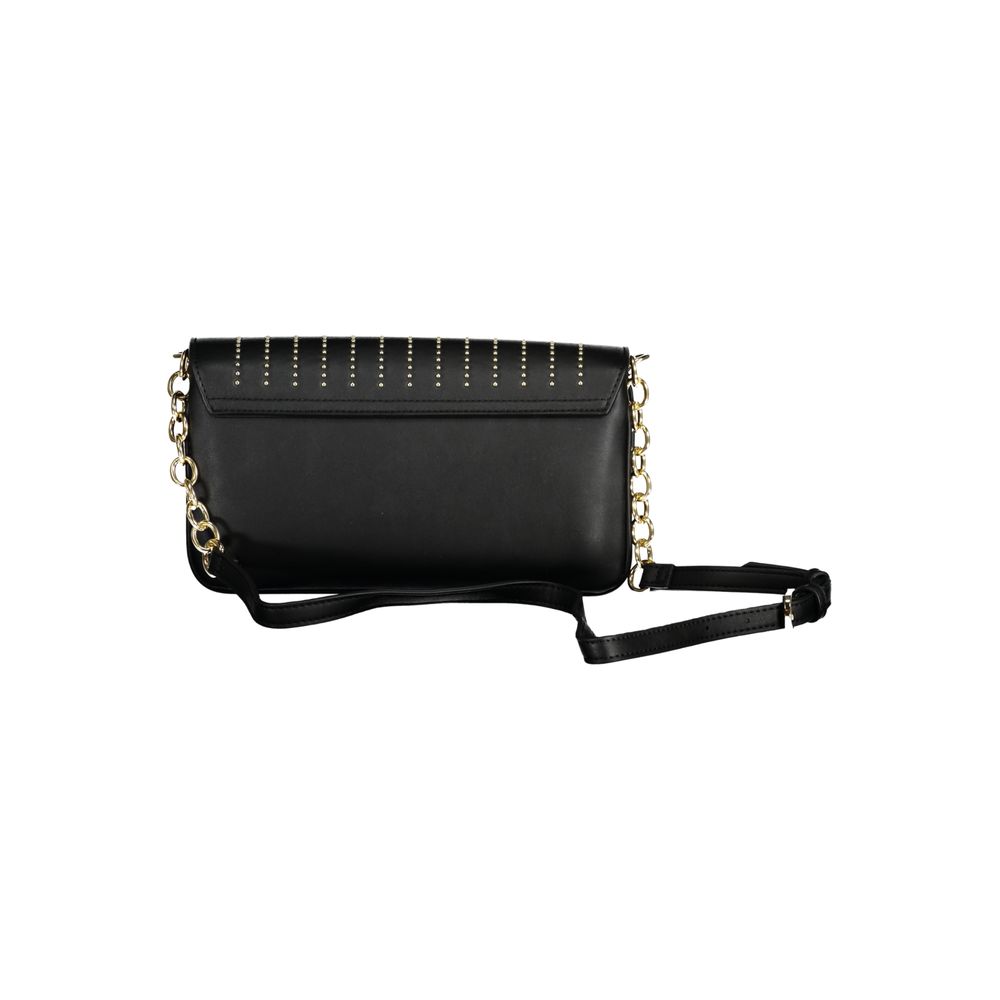 Nero Polyurethane Women Shoulder Bag