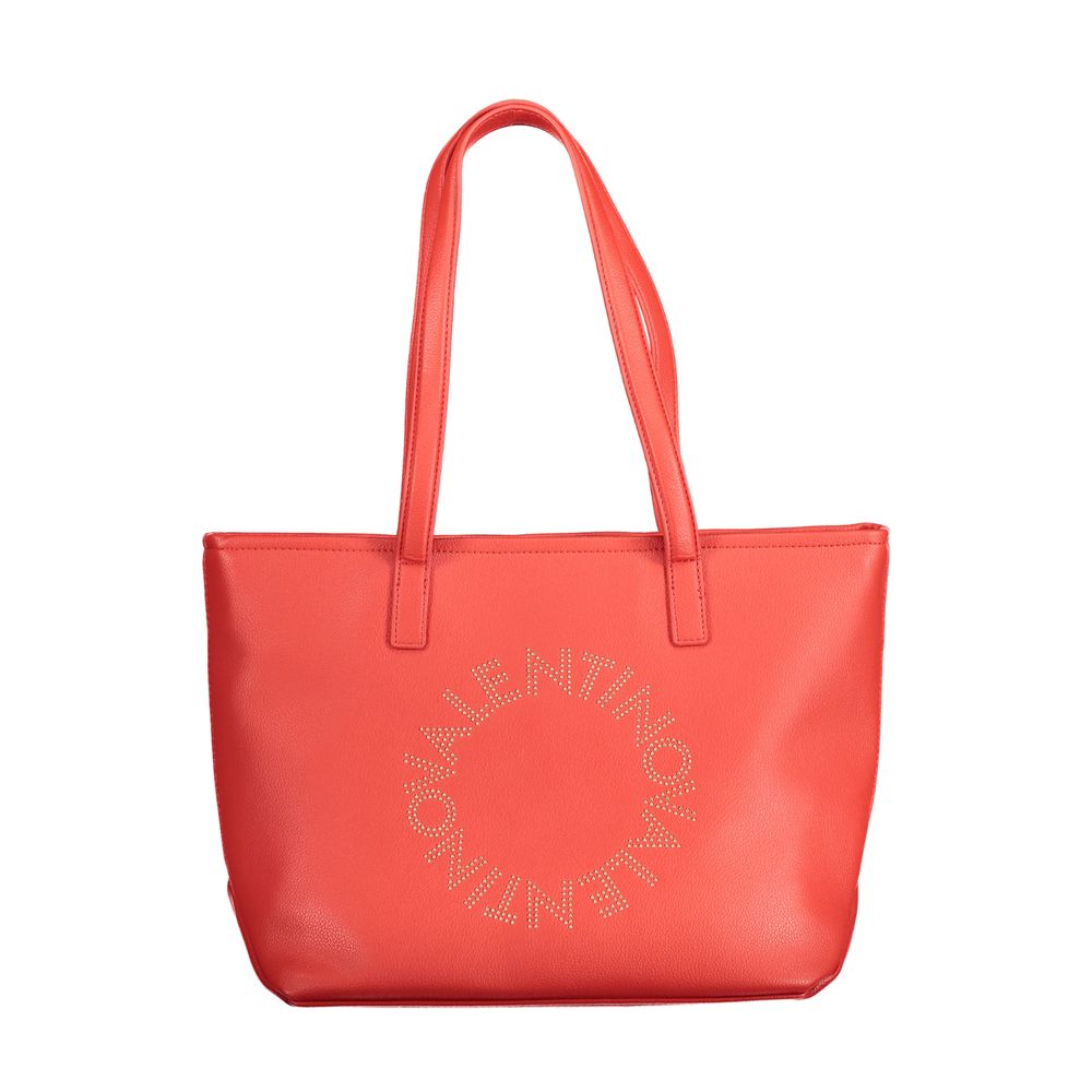 Rosso Poliuretano Women Handbag