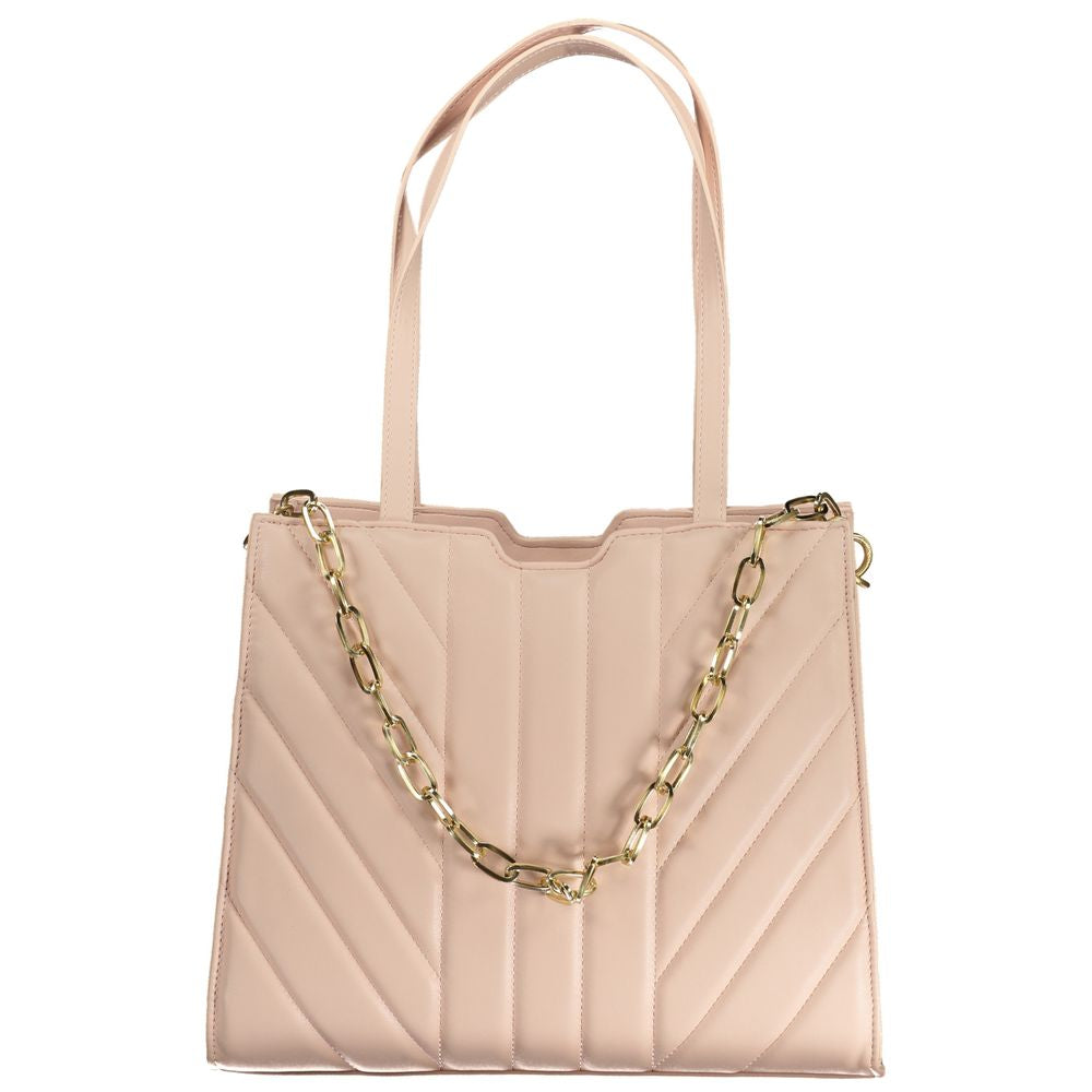 Rosa Polyurethane Women Handbag