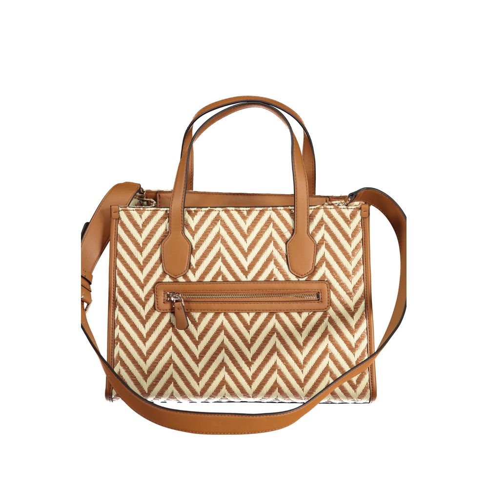 Marrone Polyester Women's Handbag