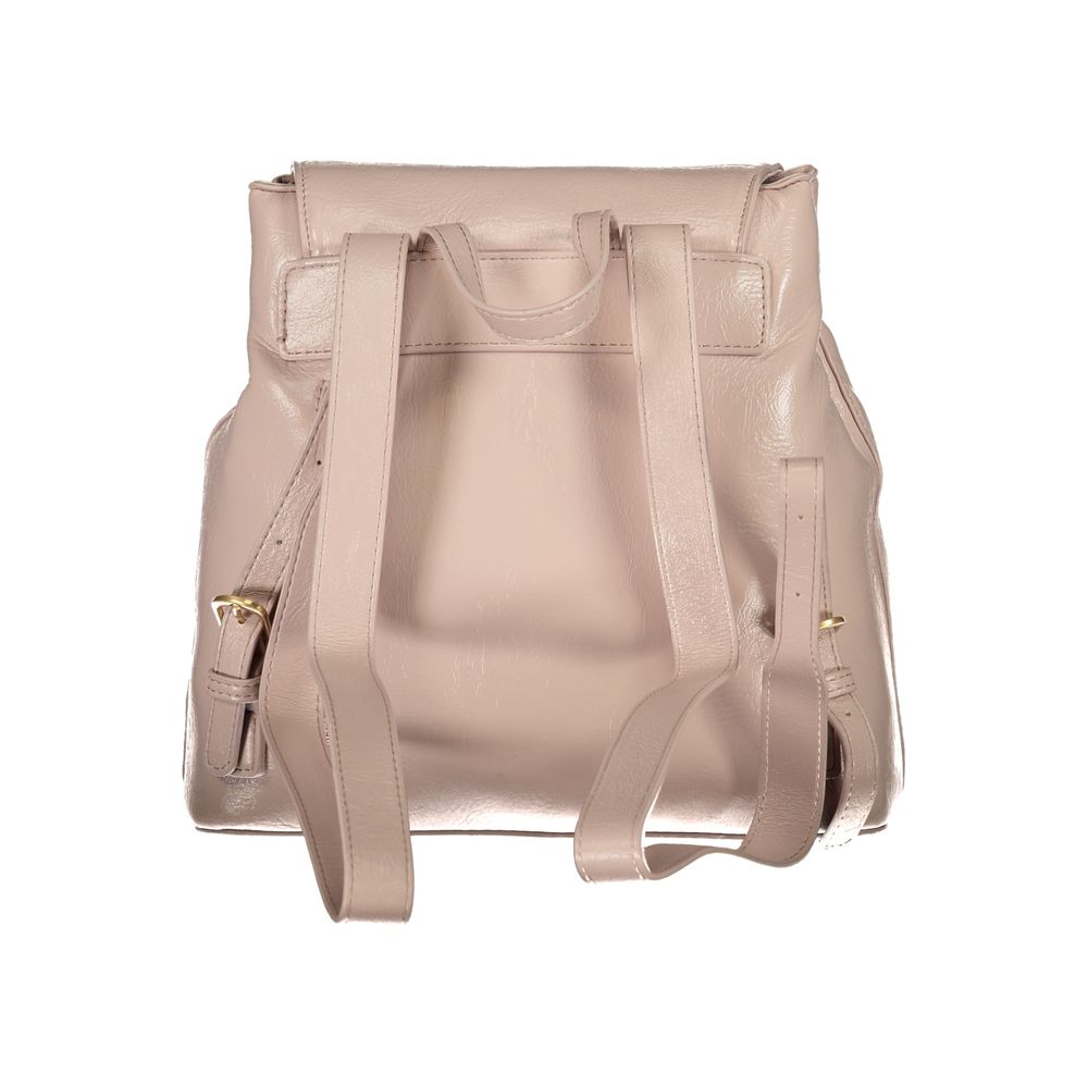 Rosa Poliuretano Women Backpack