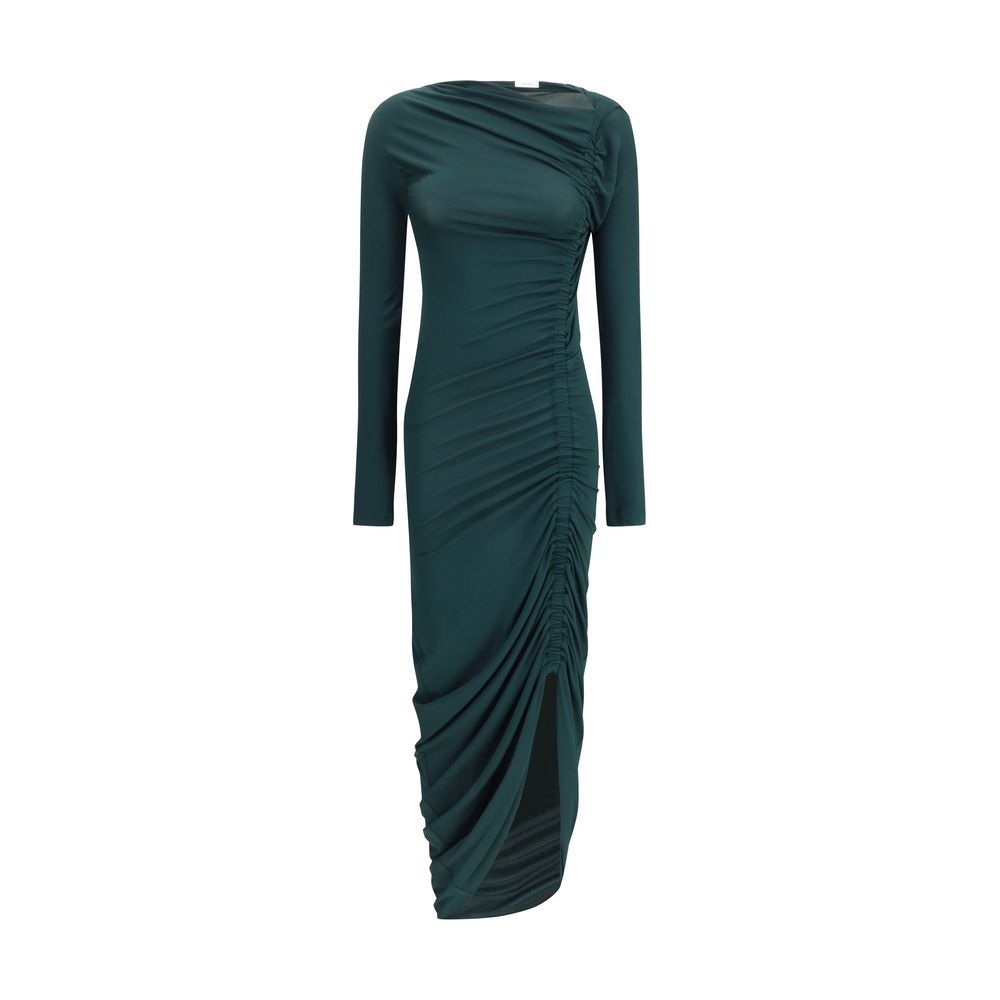 Bicolor Viscose Casual Dress